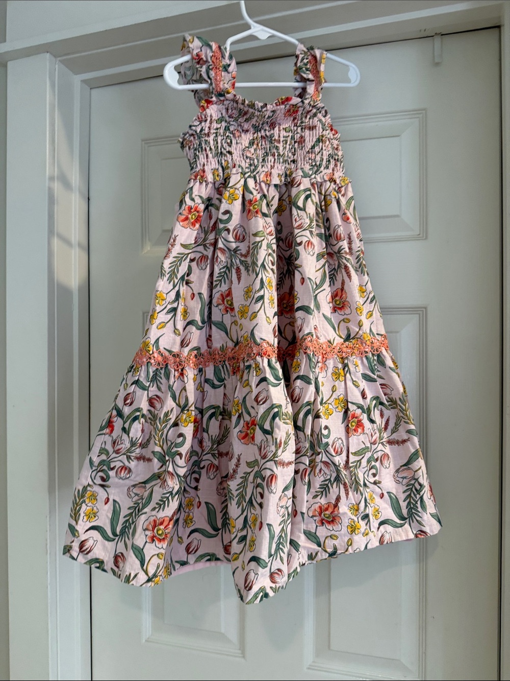 Haute Hippie Floral Tiered Pink Summer Skirt